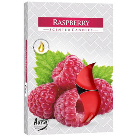 URBNLIVING Set of 18 Raspberry Scented Tea light Candles