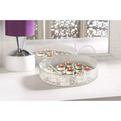 URBNLIVING Set of 18 Raspberry Scented Tea light Candles - 3
