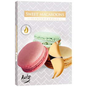 URBNLIVING Set of 18 Sweet Macaroons Scented Tea light Candles