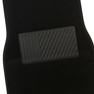 URBNLIVING Set of 4 Universal Car Luxury Durable Mats Tailored Front & Rear in Black Colour