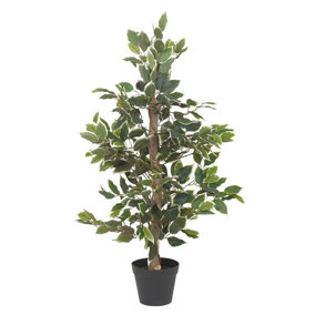 URBNLIVING White Tipped Large 95cm Artificial Plants Home Office Garden Feature Faux Plant Tree Pot New