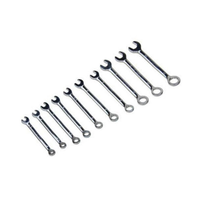 US PRO 10pc mini metric combination spanner set 4 - 11mm 2079