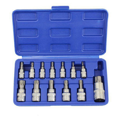 US PRO Torx-Bit-Set – 13-teilig Von T8 Bis T70 – Inkl. Tamper Bits Und Aufbewahrungskoffer
