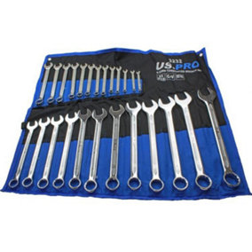 US PRO 25pc Metric Combination Spanner Wrench Set 6 - 32mm 3232