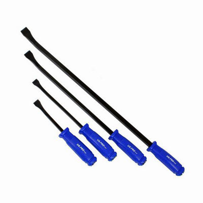 US PRO 4pc Go-Thru Wrecking Pry Bar Set Lever Crow Bars 200mm - 600mm 6767