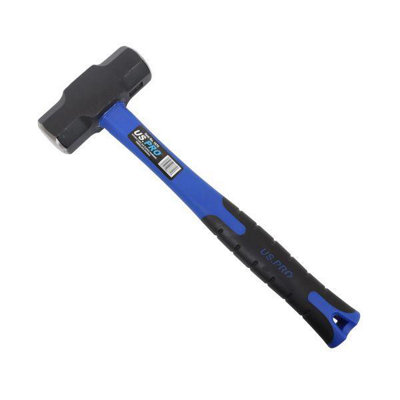 US PRO Double Face 3LB Sledge Hammer With TPR Handle 1670 | DIY at B&Q