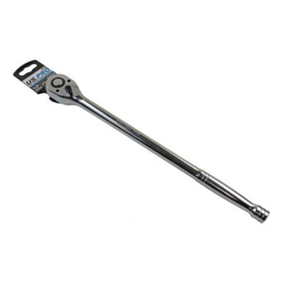US PRO Extra Long 380mm 1/2 DR 72T Quick release Ratchet 4148