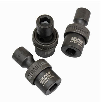 3 Piece 3/8" Dr X-Core Joint Impact Extension Set
