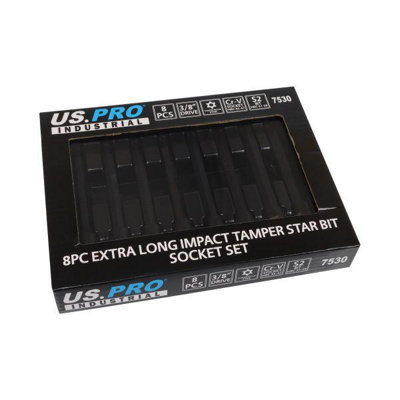 US PRO Industrial Torx Bit Satz – 8-teilig, 3/8&q Produktbild-Vorschau 6