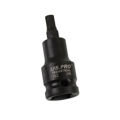 thumbnail image 2 of US PRO Tools 1/2” Drive Impact Hex Bit Socket – M14 X 78mm, Model 3366 2 of 6