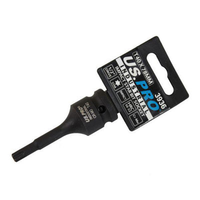 Presa Per Impatto Bit US PRO T50 TORX 1/2" Unità T50 X 53 Mm - Foto 7