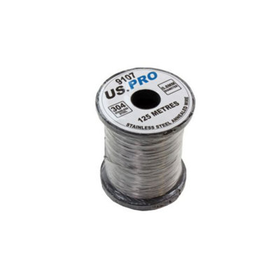 US PRO Stainless Steel Lock Wire Lockwire Twist Safety Wire 0.8mm Approx 125 Metres 9107