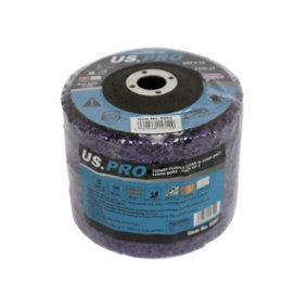 US PRO Tools 100MM Purple Clean & Strip Discs 16MM Bore - Pack Of 5 8262