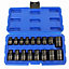 US PRO Tools 17pc 3/8" & 1/2" dr Impact E-Torx Socket Set E5 to E24 3420