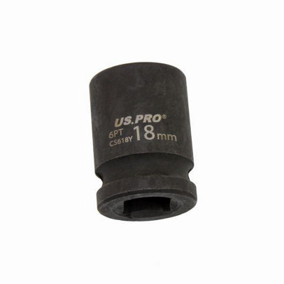 18mm Impact Socket US PRO Tools 1/2