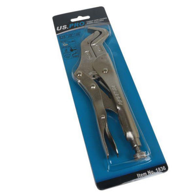 US PRO Tools 215mm Parrot Nose Locking Pliers Mole grips 1836
