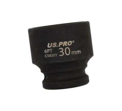 US PRO Tools 30mm Impact Socket 1/2" Drive 6 Point Single Hex 3829