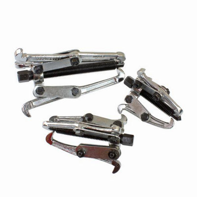 US PRO Tools 3pc Three Leg Gear Puller Set With Reversible Arms 75, 100, 150mm 5169