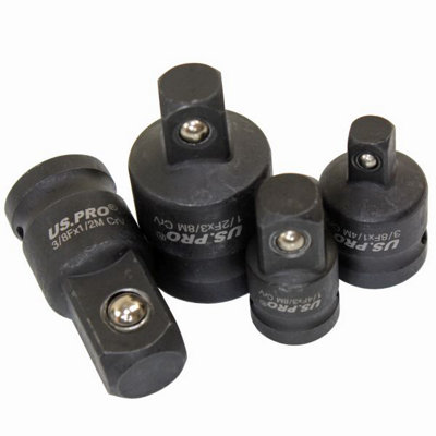Set Da 15 Bussoli A Impatto Us Pro 1/2 Pollice, 12 Punti, Da 10mm A 24mm, In Vassoio In EVA