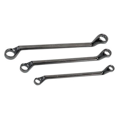 US PRO Tools 8 Piece Double Offset Ring Spanner Wrench Set 6-22MM 75DEG ...