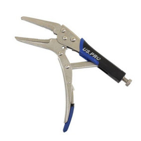 US PRO Tools 9 Inch Long Nose Locking Pliers With Soft Grip Handles 1847