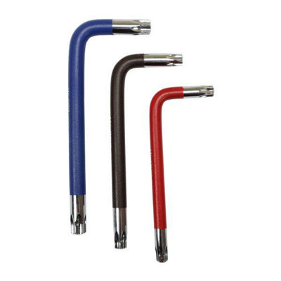US PRO Tools 9PC Multicoloured Short Star Key Set T10 - T50 1635