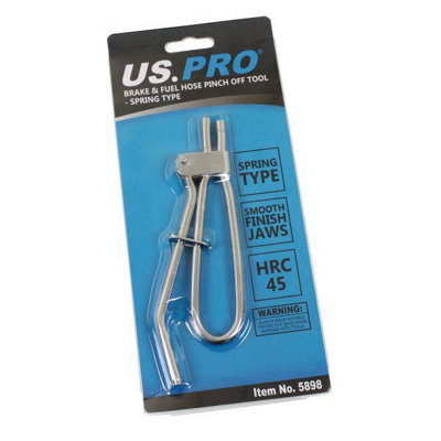 US PRO Tools Brake & Fuel Hose Line Pinch Off Clamp Tool, Spring Type 5898