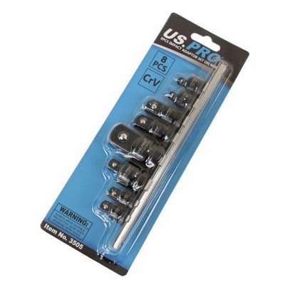 US PRO Tools Impact Socket Adaptor Set 1/4" 3/8" 1/2" 3/4" Drive step up/down reducer 3505