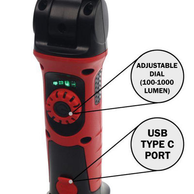 US PRO Tools Slim Inspection Light 1000 Lumen 5469