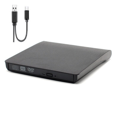 USB 3.0 External CD/DVD Drive, Portable RW/ROM Burner with Integrated ...