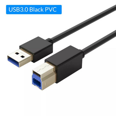 USB 3.0 Printer Cable USB Type A to B Male Lead for Printers External ...