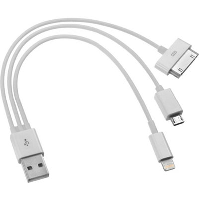 USB A Male To iPad/iPhone 4S 5C Micro B Adapter Cable Lead