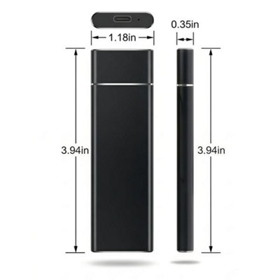 USB C High Speed 480Mbps M.2 SSD Enclosure for Mac mini 1TB Tool Free ...