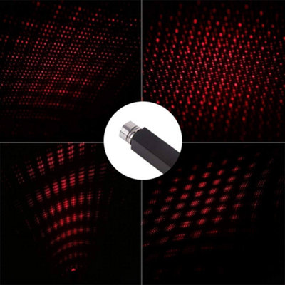 USB CAR ATMOSPHERE RED STAR LIGHT MINI LED PROJECTION LAMP STAR NIGHT LASER