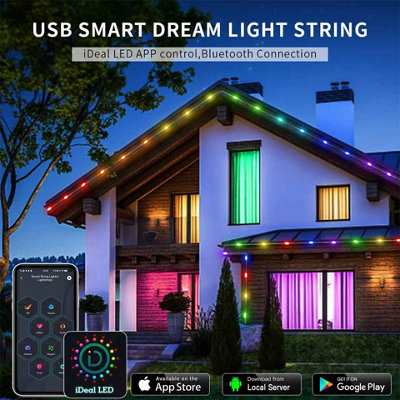 USB LED Fairy String Lights for Christmas Tree and Home Decoration