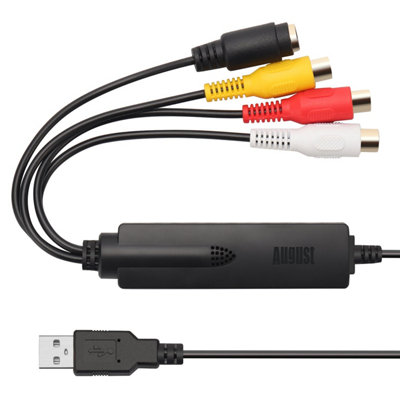 USB Video Capture Card Adapter For Windows - Convert VHS Analog Video ...