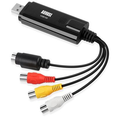 USB Video Capturer Card Adapter - Convert VHS Analog Video to Digital ...