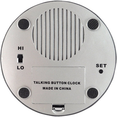 User-Friendly Large Button Talking Alarm Clock for Seniors - Clear Day ...