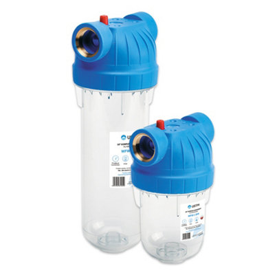 UST-M 10" Water Filter Housing 1/2 Inch Female Thread In-Line Purifying System Kit