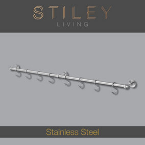 Utensil Rail Kit 19mm X 1000mm Stainless Steel