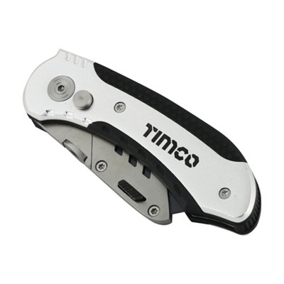 Utility Folding Box Cutter with Blades - Lightweight and Foldable - 3