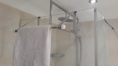 Utility hanger/Radiator Towel Rail/Coat Hanger-Chrome finish