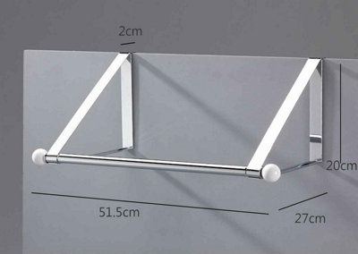 Utility hanger/Radiator Towel Rail/Coat Hanger-Chrome finish