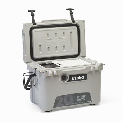 Utoka 20 Cool Grey Hard Cooler Cool Box