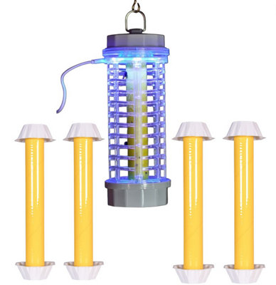 UV Light USB Insect Killer With 4 Refills Indoor Kitchen Insect Bug Fly ...