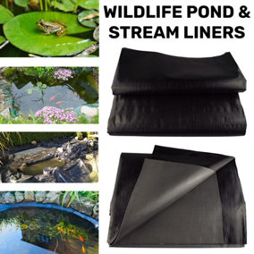 uv stabilized flexible garden koi/goldfish/wildlife Pond Liner,tough 200gsm,