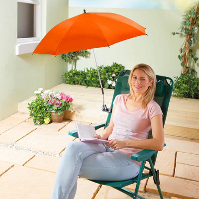 UV40+ Garden Parasol With Adjustable Clamp And Flexible Shaft ...