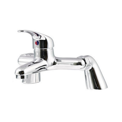 V Series Lever Handle Bath Filler Mixer Tap Chrome Mixer Taps Modern Bathroom - 5