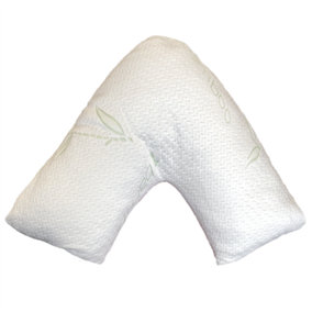 V Shape Orthopaedic/Maternity  Memory Foam Bamboo Pillow - 1 pack