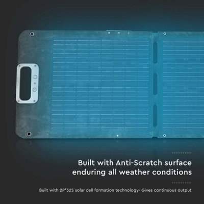 V-TAC Foldable Solar Panel 80W - 9